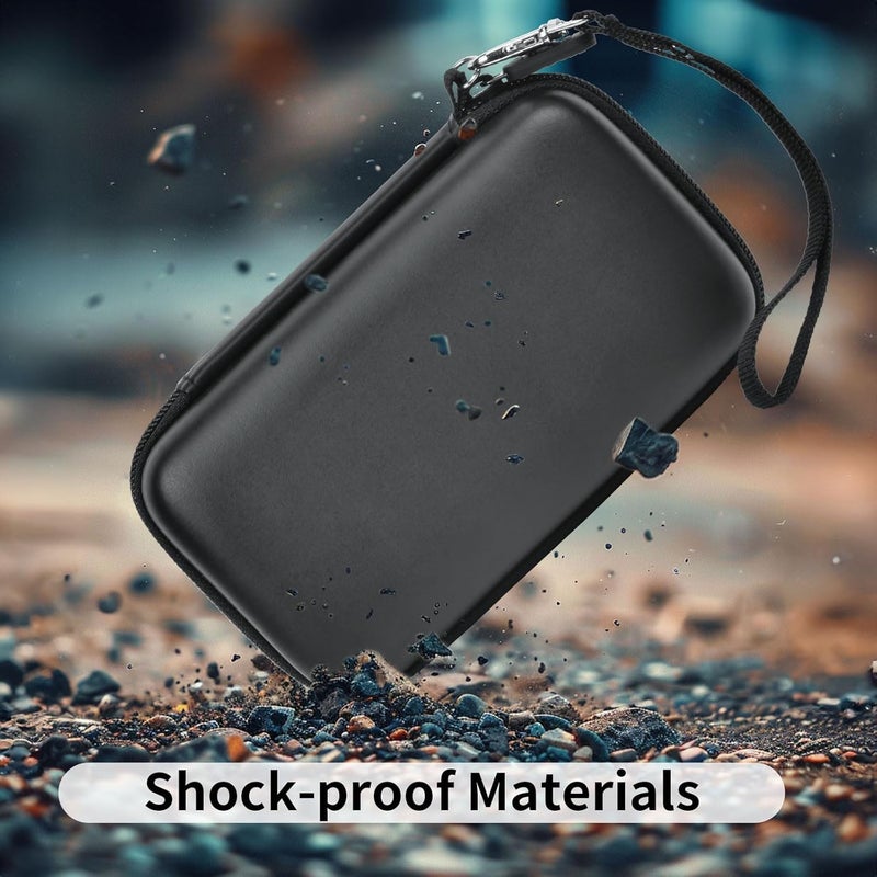 GWCASE Case Compatible with RG35XX H Retro Game Console, Handheld Emulator Gaming Player Storage Organizer for Anbernic for rg35xx h/for RG28XX Retroid Pocket Consoles, TF Card& Cable(Box Only) (Black) - Image 4